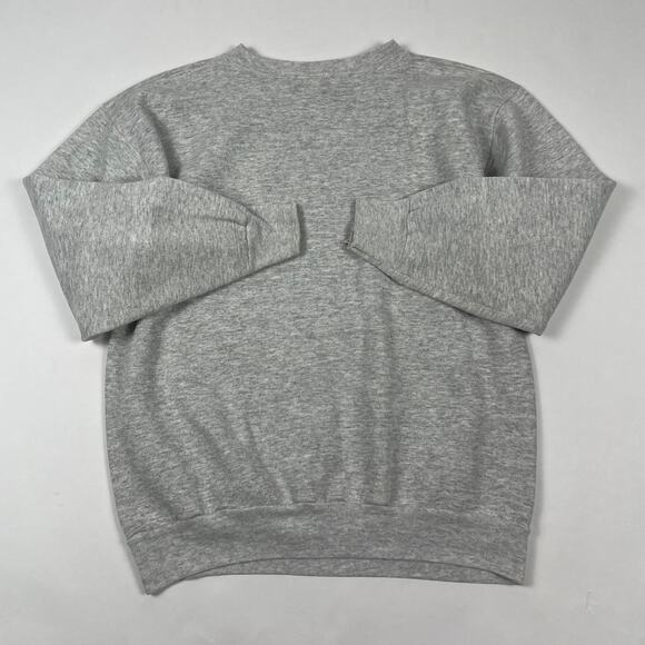 Vintage Christmas Tis The Season Candy Cane Gray Crewneck Sweatshirt Size XL - Picture 8 of 8